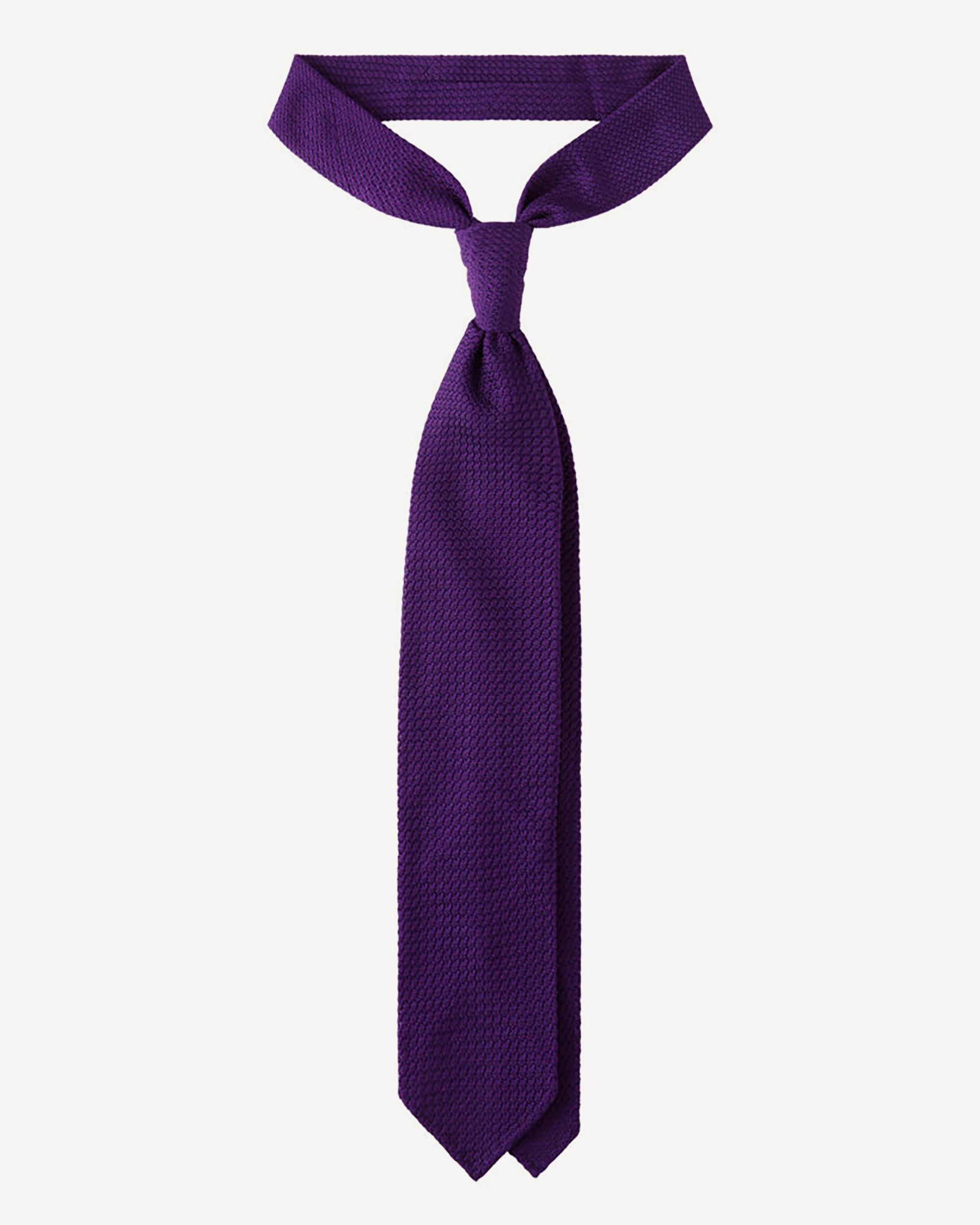 Lanvin 7cm Silk-Grenadine Tie - Men - Dark Purple Ties