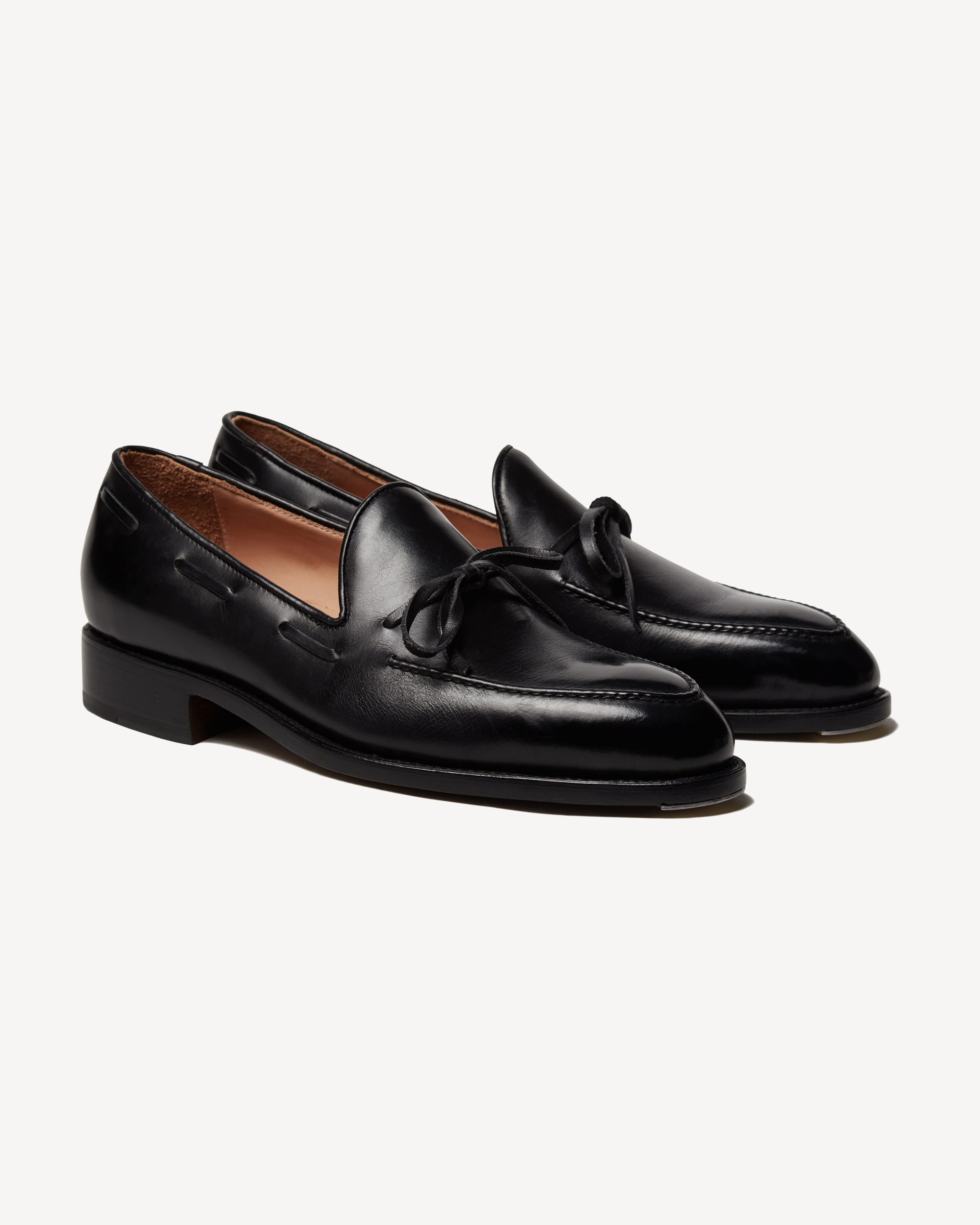 Edhen Milano hook-detail leather loafers - Black
