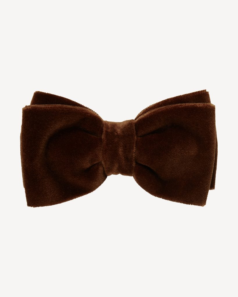 Velvet Bow Tie – Black