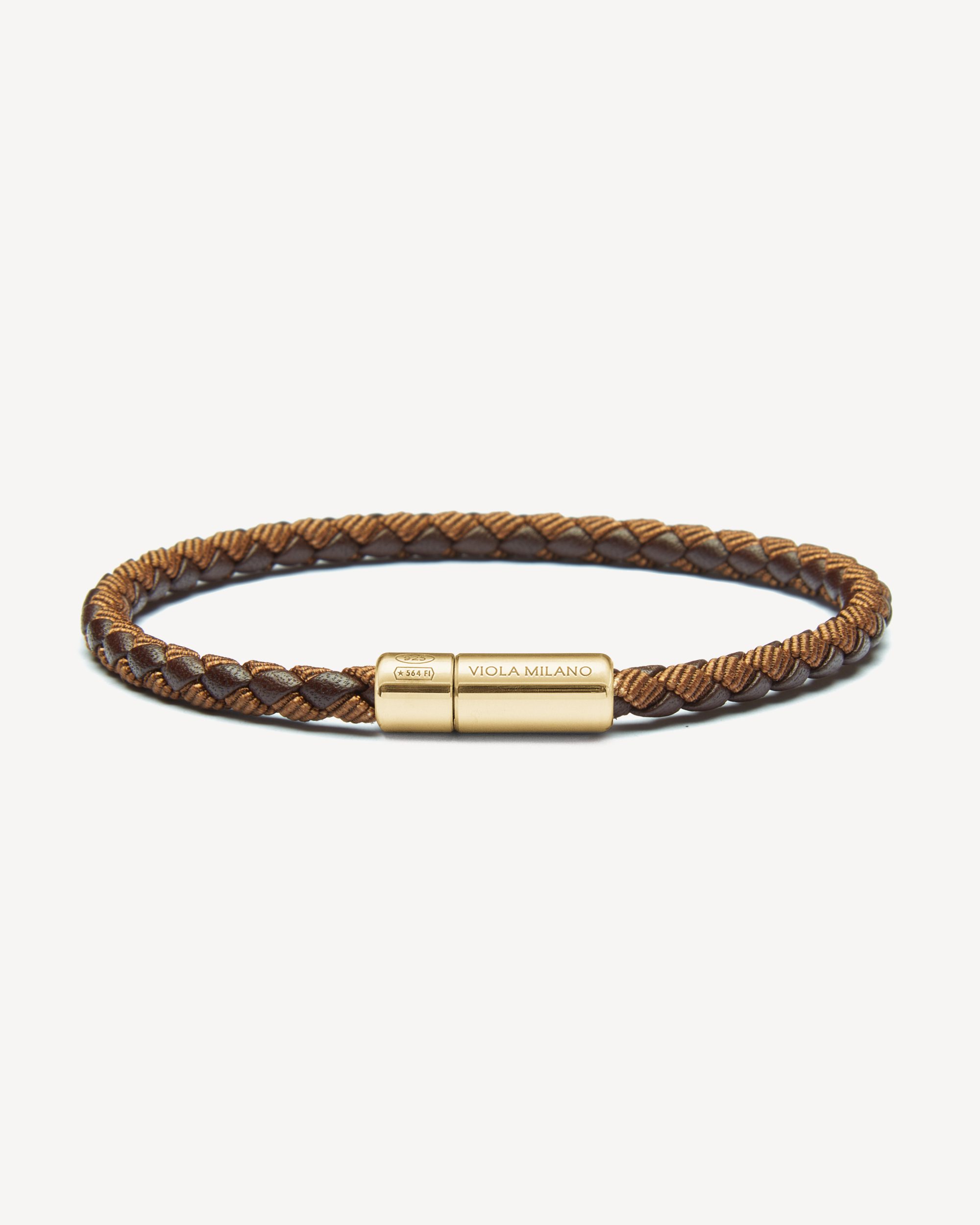 Buy 18Kt Stylish Gold&Leather Bracelet For Men 492VA1096 Online from  Vaibhav Jewellers