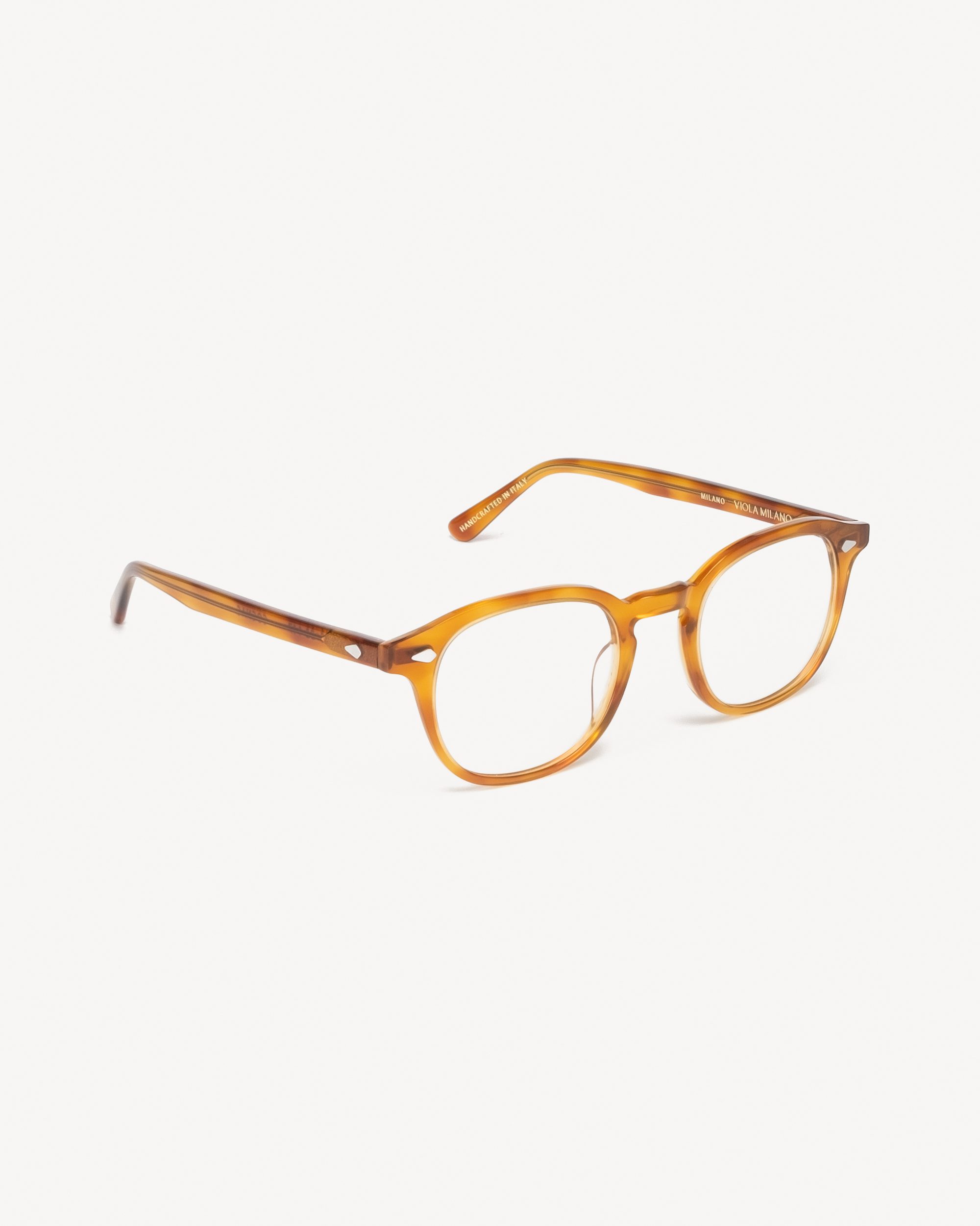 The Milano Optical Frame - Cognac | Viola Milano